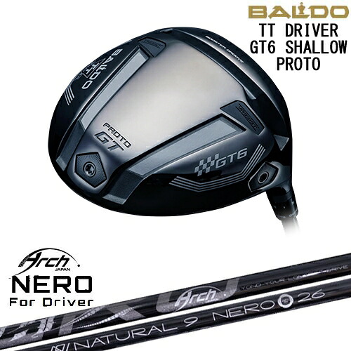 【OVDカスタム】BALDO 2025 TT DRIVER GT6 SHALLOW ドライバー[DW]バルドBALDO For Driver NEROネロ ARCH GOLF アーチゴルフジャパン