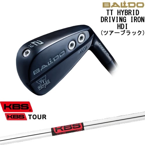 【OVDカスタム】BALDO TT HYBRID DRIVING IRON アイアン型ユーティリティ ブラック[UT]バルドBALDO KBS TOUR(ツアー )｜カスタムクラブ工房 OVDGOLF