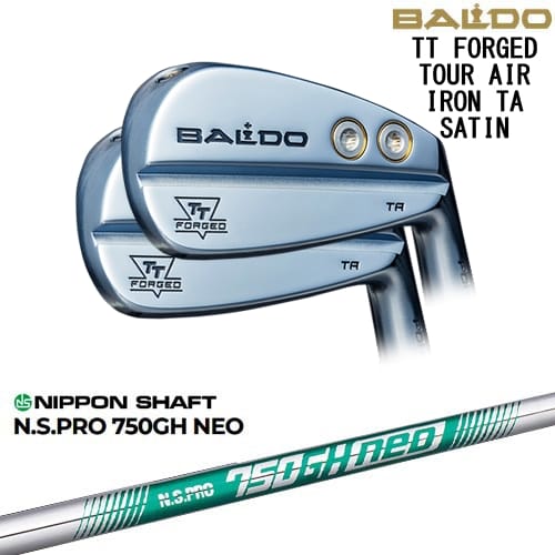 【OVDカスタム】BALDO TT FORGED TOUR AIR アイアン6本set(5-P) サテン[IR]バルドBALDO N.S.PRO 750GH neo 日本シャフト