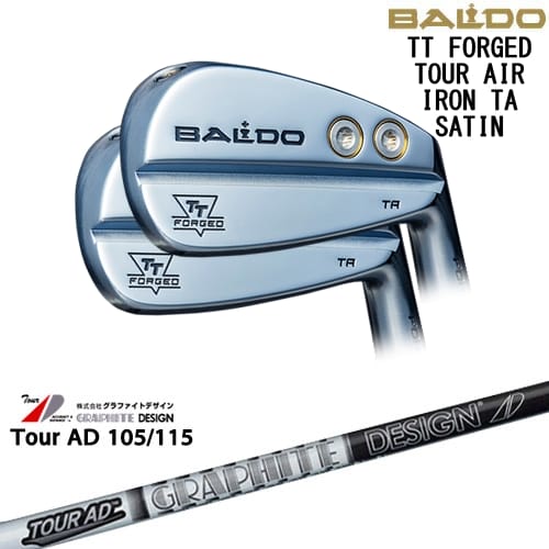 【OVDカスタム】BALDO TT FORGED TOUR AIR アイアン6本set(5-P) サテン[IR]バルドBALDO TourAD 105 115 ツアーAD 105 115グラファイトデザイン