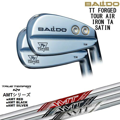 BALDO TT FORGED TOUR AIR アイアン6本set(5-P) サテン[5P]バルドBALDO AMT RED/BLACK/SILVER レッド/ブラック/シルバー TRUE TEMPERトゥルーテンパー