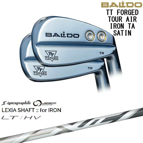 【OVDカスタム】BALDO TT FORGED TOUR AIR アイアン6本set(5-P) サテン[IR]バルドBALDO LEXIA SHAFT：：for IRON LT/HV 川崎春花プロ シンカグラファイト