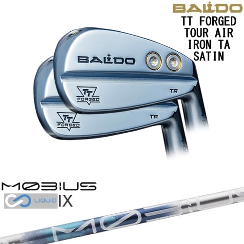 【OVDカスタム】BALDO TT FORGED TOUR AIR アイアン6本set(5-P) サテン[IR]バルドBALDO MOBIUS LIQUIDメビウスリキッド IX Design Tuningデザインチューニング｜カスタムクラブ工房 OVDGOLF