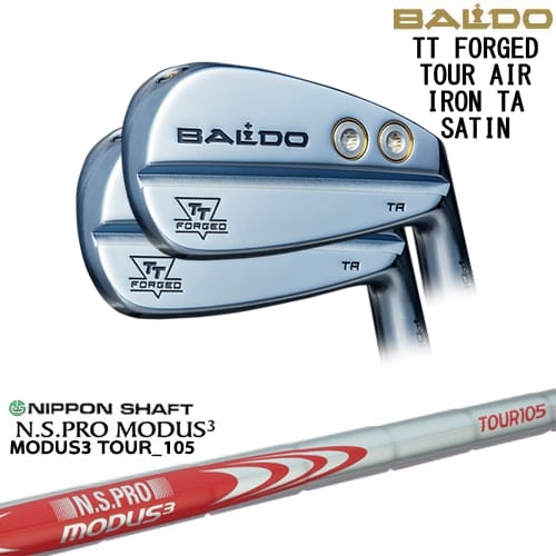 【OVDカスタム】BALDO TT FORGED TOUR AIR アイアン6本set(5-P) サテン[IR]バルドBALDO N.S.PRO MODUS3 TOUR 105 日本シャフト｜カスタムクラブ工房 OVDGOLF