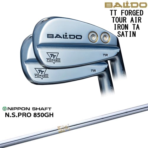 【OVDカスタム】BALDO TT FORGED TOUR AIR アイアン6本set(5-P) サテン[IR]バルドBALDO N.S.PRO 850GH 日本シャフト