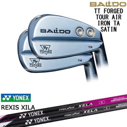 【OVDカスタム】BALDO TT FORGED TOUR AIR アイアン6本set(5-P) サテン[IR]バルドBALDO REXIS XELA レクシス キセラ YONEX ヨネックス｜カスタムクラブ工房 OVDGOLF