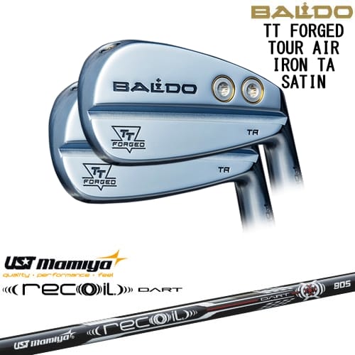 【OVDカスタム】BALDO TT FORGED TOUR AIR アイアン6本set(5-P) サテン[IR]バルドBALDO Recoil DART リコイルダートUSTマミヤmamiya