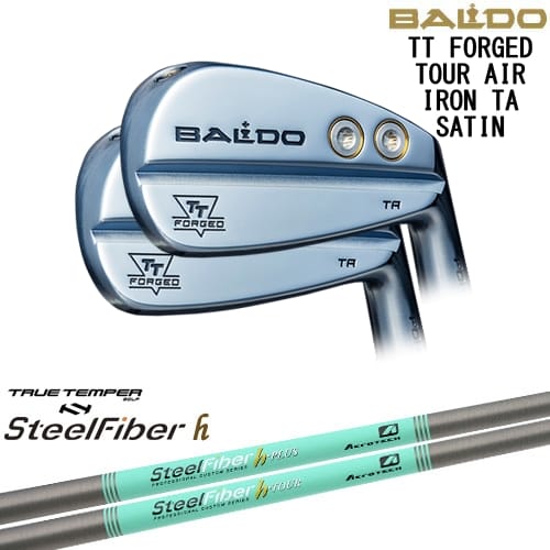 【OVDカスタム】BALDO TT FORGED TOUR AIR アイアン6本set(5-P) サテン[IR]バルドBALDO スチールファイバーh(パラレル) SteelFiberTRUE TEMPER｜カスタムクラブ工房 OVDGOLF 138,600円