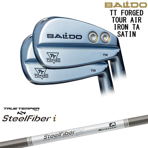 【OVDカスタム】BALDO TT FORGED TOUR AIR アイアン6本set(5-P) サテン[IR]バルドBALDO スチールファイバーi(パラレル) SteelFiberTRUE TEMPER｜カスタムクラブ工房 OVDGOLF