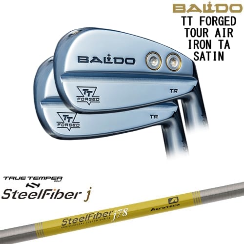 【OVDカスタム】BALDO TT FORGED TOUR AIR アイアン6本set(5-P) サテン[IR]バルドBALDO スチールファイバーj(パラレル) SteelFiberTRUE TEMPER｜カスタムクラブ工房 OVDGOLF