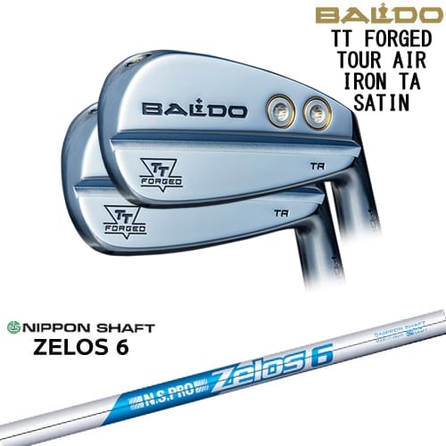 【OVDカスタム】BALDO TT FORGED TOUR AIR アイアン6本set(5-P) サテン[IR]バルドBALDO N.S.PRO ZELOS 6 日本シャフト