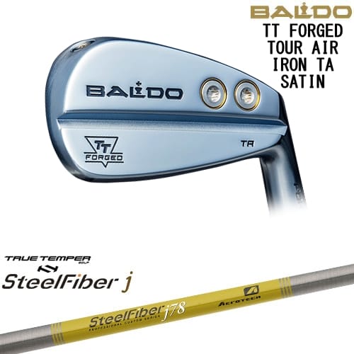 【OVDカスタム】BALDO TT FORGED TOUR AIR アイアン単品(GW) サテン[IR]バルドBALDO スチールファイバーj(パラレル) SteelFiberTRUE TEMPER