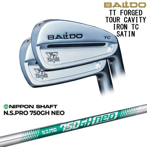 【OVDカスタム】BALDO TT FORGED TOUR CAVITY IRON アイアン6本set(5I-P) サテン[5P]バルドBALDO N.S.PRO 750GH neo 日本シャフト
