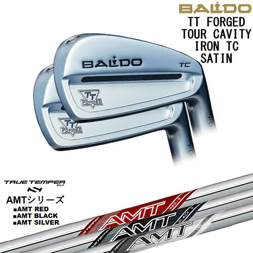 BALDO TT FORGED TOUR CAVITY IRON アイアン6本set(5I-P) サテン[5P]バルドBALDO AMT RED/BLACK/SILVER レッド/ブラック/シルバー TRUE TEMPERトゥルーテンパー