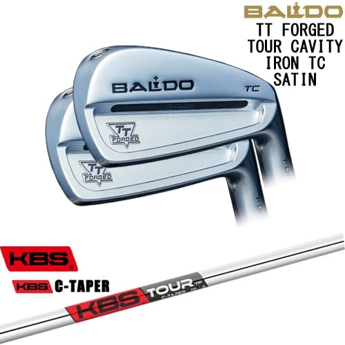 【OVDカスタム】BALDO TT FORGED TOUR CAVITY IRON アイアン6本set(5I-P) サテン[5P]バルドBALDO KBS C-TAPER