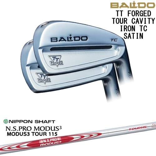 【OVDカスタム】BALDO TT FORGED TOUR CAVITY IRON アイアン6本set(5I-P) サテン[5P]バルドBALDO N.S PRO MODUS 3 TOUR 115(赤) 日本シャフト｜カスタムクラブ工房 OVDGOLF