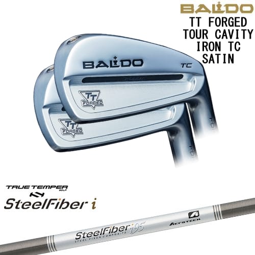 【OVDカスタム】BALDO TT FORGED TOUR CAVITY IRON アイアン6本set(5I-P) サテン[5P]バルドBALDO スチールファイバーi(パラレル) SteelFiberTRUE TEMPER 128,700円