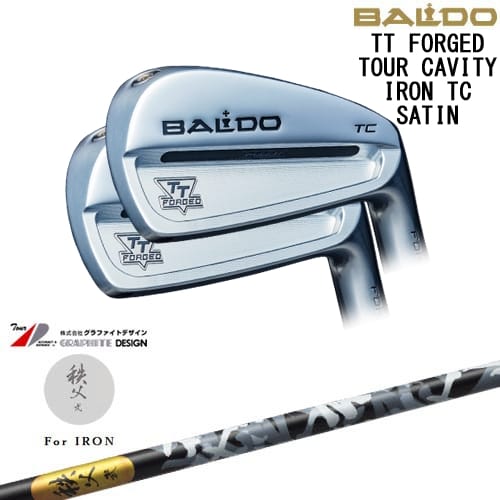 【OVDカスタム】BALDO TT FORGED TOUR CAVITY IRON アイアン6本set(5I-P) サテン[5P]バルドBALDO 秩父 弐 アイアン TITIBU2 ちちぶ グラファイトデザイン｜カスタムクラブ工房 OVDGOLF