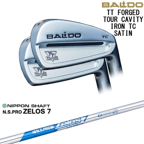 【OVDカスタム】BALDO TT FORGED TOUR CAVITY IRON アイアン6本set(5I-P) サテン[5P]バルドBALDO N.S.PRO ZELOS 7 日本シャフト
