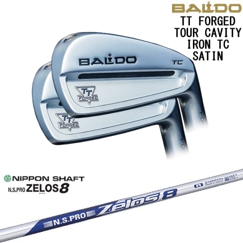 【OVDカスタム】BALDO TT FORGED TOUR CAVITY IRON アイアン6本set(5I-P) サテン[5P]バルドBALDO N.S.PRO ZELOS 8 ゼロスエイト 日本シャフト｜カスタムクラブ工房 OVDGOLF