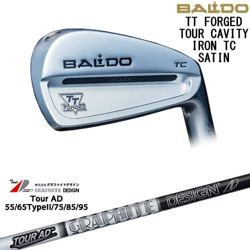 【OVDカスタム】BALDO TT FORGED TOUR CAVITY IRON アイアン単品(4I) サテン[IR]バルドBALDO TourAD 55 65 75 85 95 ツアーADグラファイトデザイン