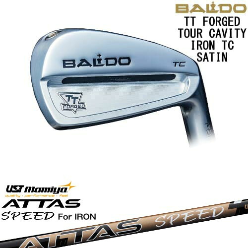 【OVDカスタム】BALDO TT FORGED TOUR CAVITY IRON アイアン単品(4I) サテン[IR]バルドBALDO ATTAS SPEED IR アッタススピード USTマミヤ