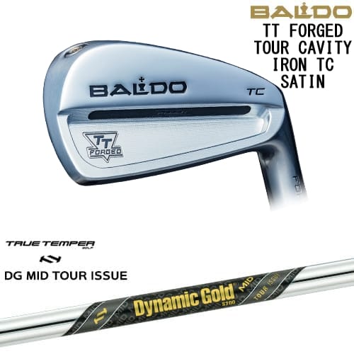【OVDカスタム】BALDO TT FORGED TOUR CAVITY IRON アイアン単品(4I) サテン[IR]バルドBALDO Dynamic Gold MID TOUR ISSUE ツアーイシュー TRUE TEMPERトゥルーテンパー｜カスタムクラブ工房 OVDGOLF