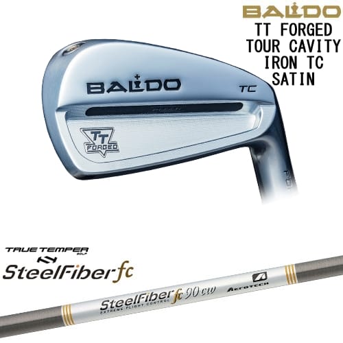 【OVDカスタム】BALDO TT FORGED TOUR CAVITY IRON アイアン単品(4I) サテン[IR]バルドBALDO スチールファイバーfc(テーパー) SteelFiberTRUE TEMPER｜カスタムクラブ工房 OVDGOLF