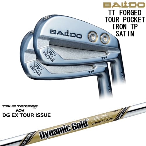 【OVDカスタム】BALDO TT FORGED TOUR POCKET アイアン6本set(5-P) サテン[5P]バルドBALDO DynamicGoldEX TOUR ISSUE ツアーイシューTRUE TEMPER