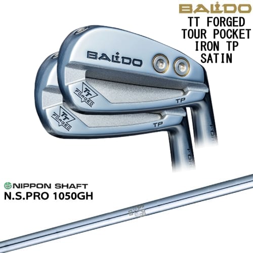 【OVDカスタム】BALDO TT FORGED TOUR POCKET アイアン6本set(5-P) サテン[5P]バルドBALDO N.S.PRO 1050GH 日本シャフト
