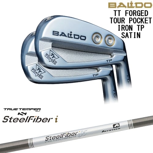 【OVDカスタム】BALDO TT FORGED TOUR POCKET アイアン6本set(5-P) サテン[5P]バルドBALDO スチールファイバーi(テーパー) SteelFiberTRUE TEMPER