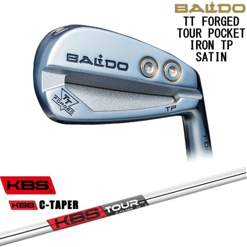 【OVDカスタム】BALDO TT FORGED TOUR POCKET アイアン単品(GW) サテン[IR]バルドBALDO KBS C-TAPER