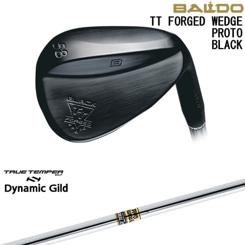 【OVDカスタム】BALDO TT FORGED WEDGE PROTO BLACK ウェッジ[WD]バルドBALDO DynamicGoldダイナミックゴールドTRUE TEMPER