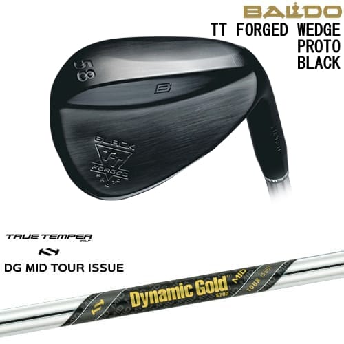 【OVDカスタム】BALDO TT FORGED WEDGE PROTO BLACK ウェッジ[WD]バルドBALDO Dynamic Gold MID TOUR ISSUE ツアーイシュー TRUE TEMPERトゥルーテンパー