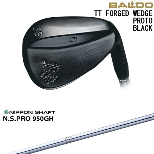 【OVDカスタム】BALDO TT FORGED WEDGE PROTO BLACK ウェッジ[WD]バルドBALDO N.S.PRO 950GH 日本シャフト｜カスタムクラブ工房 OVDGOLF