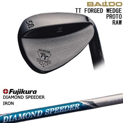 【OVDカスタム】BALDO TT FORGED WEDGE PROTO RAW ウェッジ[WD]バルドBALDO DIAMOND SPEEDER IRON ダイヤモンドスピーダー フジクラ Fujikura