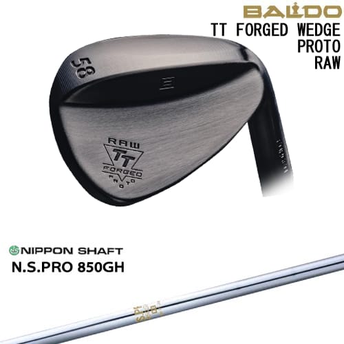 【OVDカスタム】BALDO TT FORGED WEDGE PROTO RAW ウェッジ[WD]バルドBALDO N.S.PRO 850GH 日本シャフト｜カスタムクラブ工房 OVDGOLF