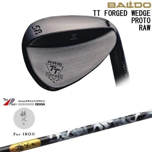 【OVDカスタム】BALDO TT FORGED WEDGE PROTO RAW ウェッジ[WD]バルドBALDO 秩父 弐 アイアン TITIBU2 ちちぶ グラファイトデザイン