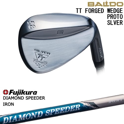 【OVDカスタム】BALDO TT FORGED WEDGE PROTO SILVER ウェッジ[WD]バルドBALDO DIAMOND SPEEDER IRON ダイヤモンドスピーダー フジクラ Fujikura