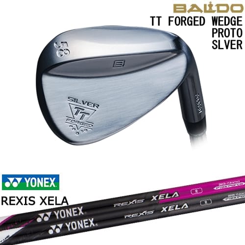 【OVDカスタム】BALDO TT FORGED WEDGE PROTO SILVER ウェッジ[WD]バルドBALDO REXIS XELA レクシス キセラ YONEX ヨネックス