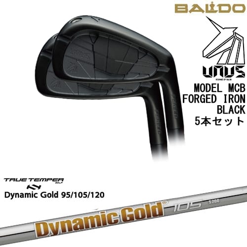 BALDO UNUS MODEL MCB フォージドアイアン5本set(6I-PW) ウヌス ブラック[6P]バルドBALDO DynamicGold85 95 105 115 120 ダイナミックゴールドTRUE TEMPER【左(レフティ)は3月末発売予定】