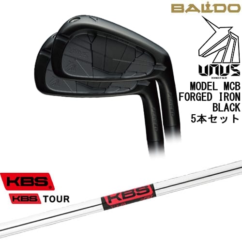 BALDO UNUS MODEL MCB フォージドアイアン5本set(6I-PW) ウヌス ブラック[6P]バルドBALDO KBS TOUR【左(レフティ)は3月末発売予定】