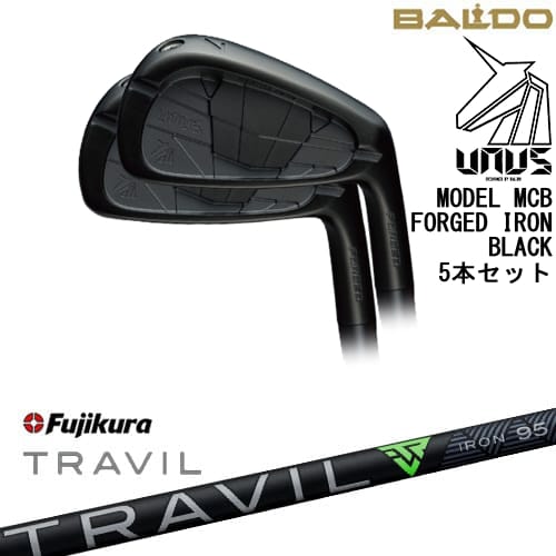 BALDO UNUS MODEL MCB フォージドアイアン5本set(6I-PW) ウヌス ブラック[6P]バルドBALDO TRAVIL IRON トラビルアイアン Fujikura フジクラ【左(レフティ)は3月末発売予定】