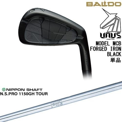 【OVDカスタム】BALDO UNUS MODEL MCB フォージドアイアン単品(5I/GW) ウヌス ブラック[IR]バルドBALDO N.S.PRO 1150GH TOUR 日本シャフト【左(レフティ)は3月末発売予定】