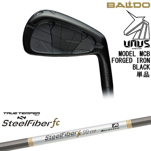 【OVDカスタム】BALDO UNUS MODEL MCB フォージドアイアン単品(5I/GW) ウヌス ブラック[IR]バルドBALDO スチールファイバーfc(パラレル) SteelFiberTRUE TEMPER【左(レフティ)は3月末発売予定】
