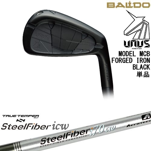 【OVDカスタム】BALDO UNUS MODEL MCB フォージドアイアン単品(5I/GW) ウヌス ブラック[IR]バルドBALDO スチールファイバーi(テーパー) SteelFiberTRUE TEMPER【左(レフティ)は3月末発売予定】｜カスタムクラブ工房 OVDGOLF