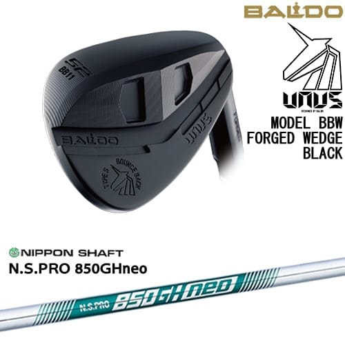 【OVDカスタム】BALDO UNUS MODEL BBW ウェッジ ウヌス ブラック[WD]バルドBALDO N.S.PRO 850GH neo 日本シャフト【左(レフティ)は3月末発売予定】