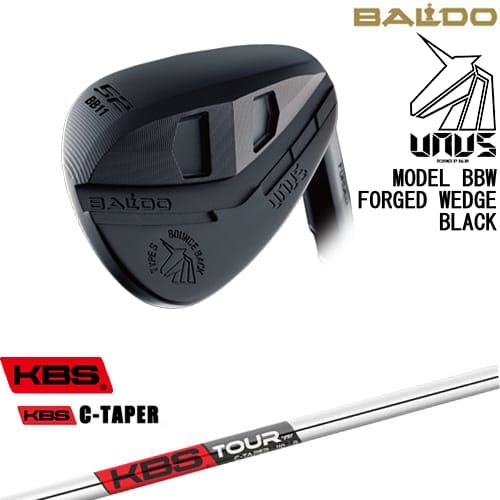【OVDカスタム】BALDO UNUS MODEL BBW ウェッジ ウヌス ブラック[WD]バルドBALDO KBS C-TAPER【左(レフティ)は3月末発売予定】