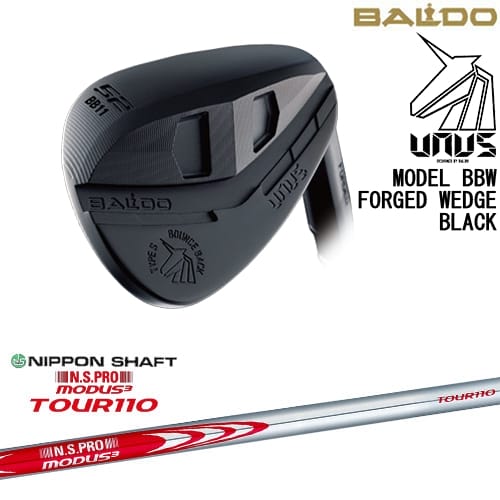 【OVDカスタム】BALDO UNUS MODEL BBW ウェッジ ウヌス ブラック[WD]バルドBALDO N.S.PRO MODUS3 TOUR110 モーダス3ツアー110 日本シャフト【左(レフティ)は3月末発売予定】