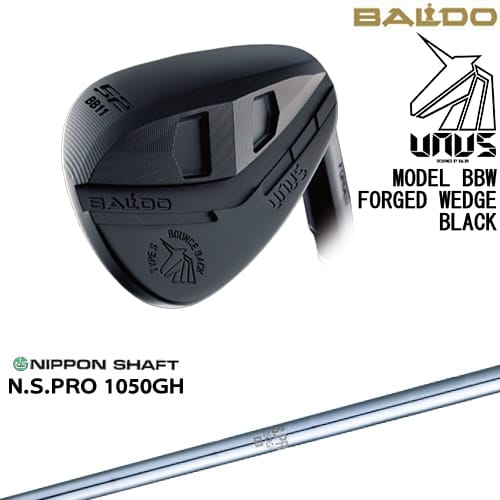 【OVDカスタム】BALDO UNUS MODEL BBW ウェッジ ウヌス ブラック[WD]バルドBALDO N.S.PRO 1050GH 日本シャフト【左(レフティ)は3月末発売予定】